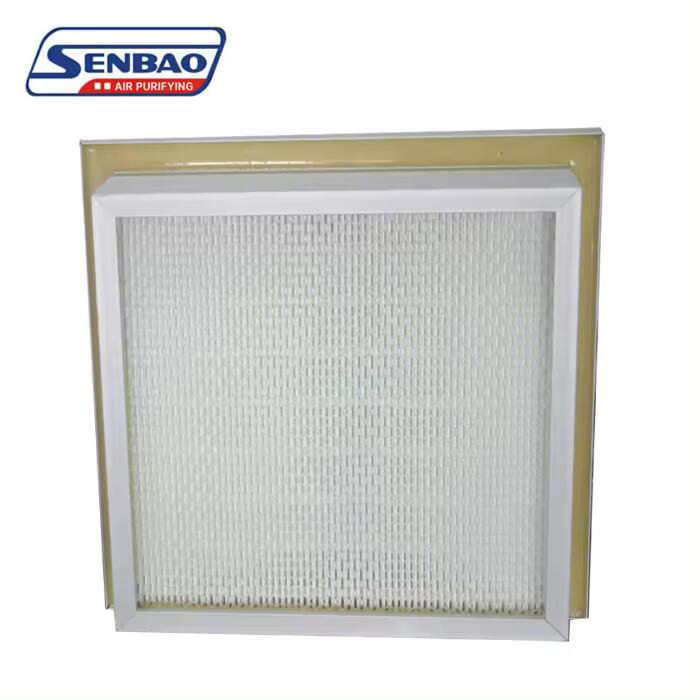 Gel-Type Mini-pleat Hepa Filter